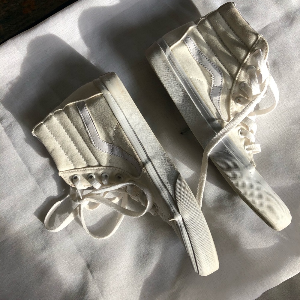 White High Top Vans